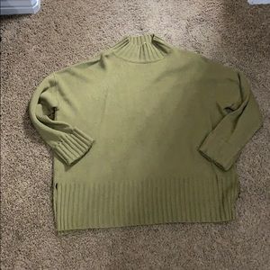 Oversized mock turtle neck sweater